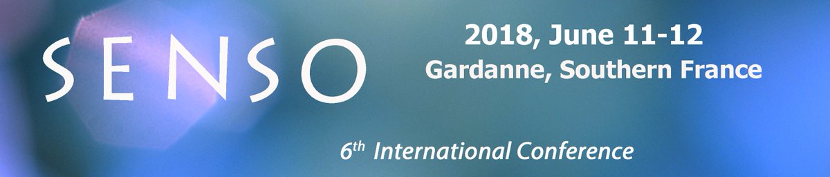 Arcsis_13's tweet photo. SENSO 2018 - Only 4 days left for abstract submission! Topics: Sensors, Industry 4.0, Smart cities (IoT, health, homecare...), Energy harvesting... keynote speakers: Gaurav Gupta, Samsung Research India (Bangalore), Damien Deleruyelle, INSA Lyon (France). https://t.co/FvzvHiNq6r https://t.co/oqMsmBf7Zv