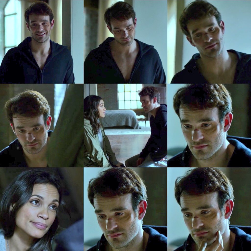 charliecoxfans's tweet photo. "I think you're also the man this city created...for better or worse."
#Clairedevil #Daredevil #MattMurdock #ClaireTemple #CharlieCox #RosarioDawson 😈❤️ https://t.co/ZsnFXa9VmX