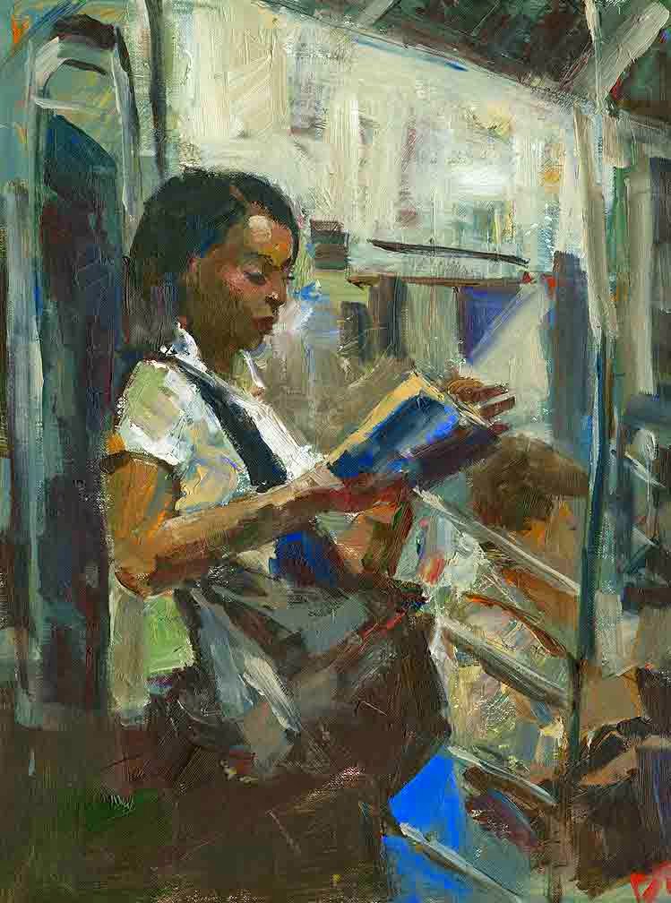 CurrachBooks's tweet photo. Reading in Art: 'No Place to Sit' by Darren Thompson
#amreading #reading #whilereading #booknerd #booklovers #BookDay #subway #womeninart https://t.co/XLS9aCKc3W
