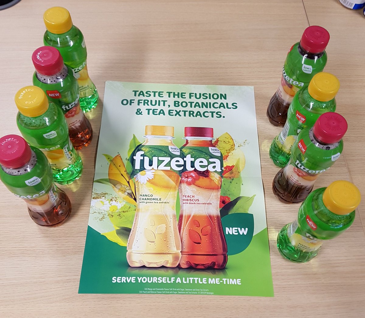 Wow the guys @gemsatwork have send some wonderful goodies to us again!?!? #Fuzetea #Fruitfusion #Mangochamomile #Peachhibiscus #teaextracts #Cocacola