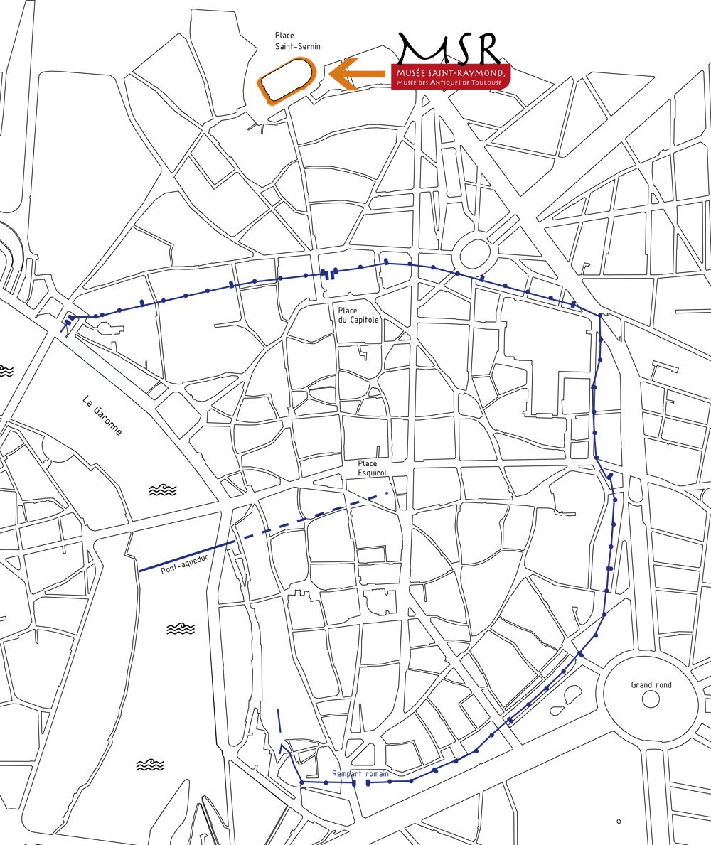 MSR_Tlse's tweet photo. #BattleCityOrNot  Le @MSR_Tlse est en centre-ville aujourd'hui mais ce n'était pas le cas à l'Antiquité ! 😉 Et vous les #Toulousains, vous habitez dans #Tolosa ou en dehors ?
#cityMW #MuseesSO #MuseumWeek https://t.co/aSzC2jctNa