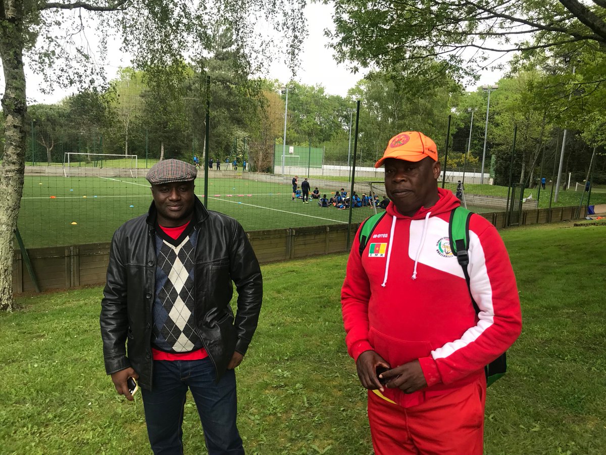 ANAFOOT1's tweet photo. #L'ANAFOOT en prospection à l'étranger
  Le Directeur Général de l'Académie Nationale de Football, Enow Ngachu, est en prospection en France depuis le vendredi 20 avril 2018. https://t.co/dssf4aSuCP
