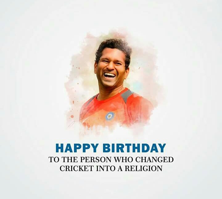 Happy Birthday MASTER BLASTER Sachin Tendulkar 