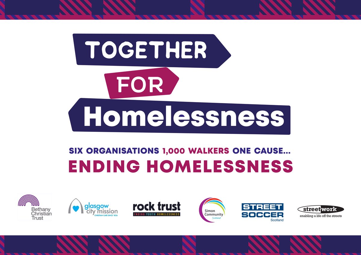 bethanychtrust's tweet photo. Join #TogetherForHomelessness at the 2018 Kiltwalk and support 6 charities working together to fight for a great cause
Sign up now: https://t.co/b0A3LirHG9 https://t.co/sFA1aDCBPP