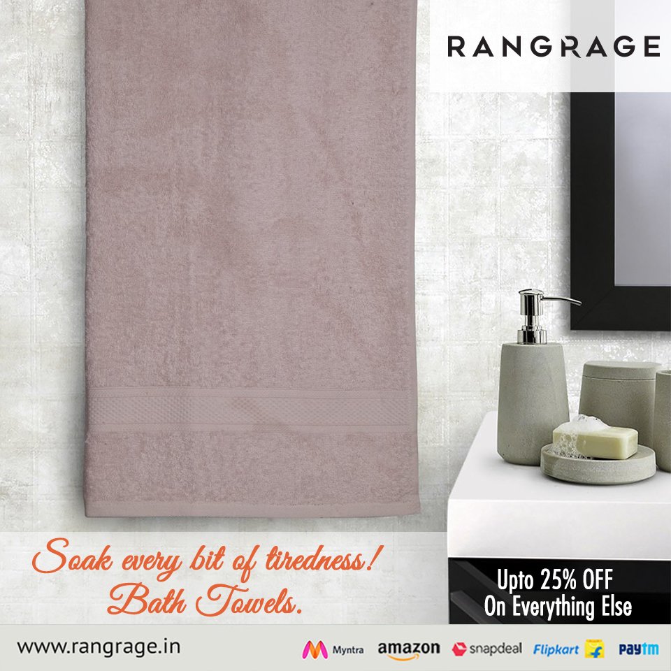 Rangrage1's tweet photo. Browse through our luxurious range of bath towels Online at RANGRAGE
Click https://t.co/12KtGfEuj8
Flat 20% OFF - Use Code: WELCOME20
#towels #colortowels #handcraftedtowelsonline, #cottonbedsheets #pillowcovers #shopholics #rangrage https://t.co/HzUnST5c95