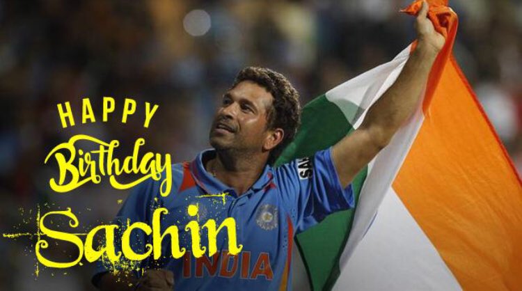 Happy birthday to the little master..
God of Indian Cricket..
The Sachin Tendulkar. 