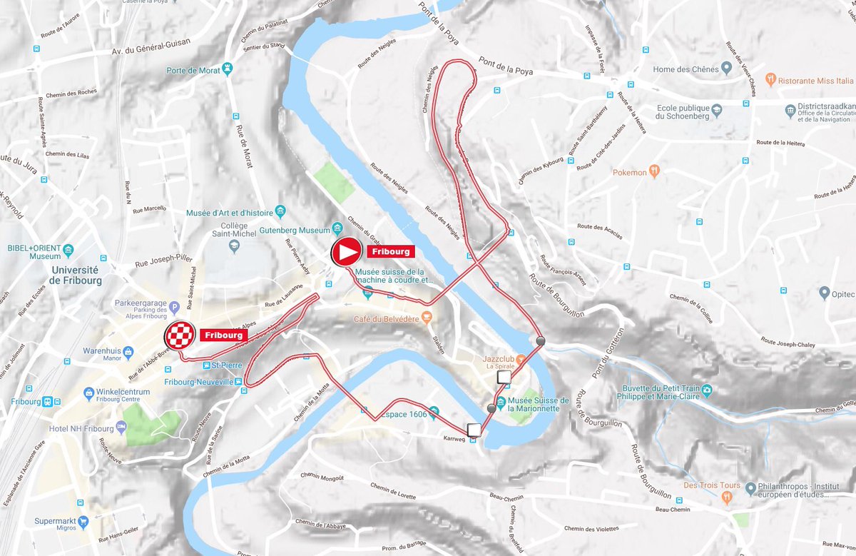 Tour de Romandie (2.WT) Prologue: Fribourg Fribourg 4,02 km 15:19 (first Te...