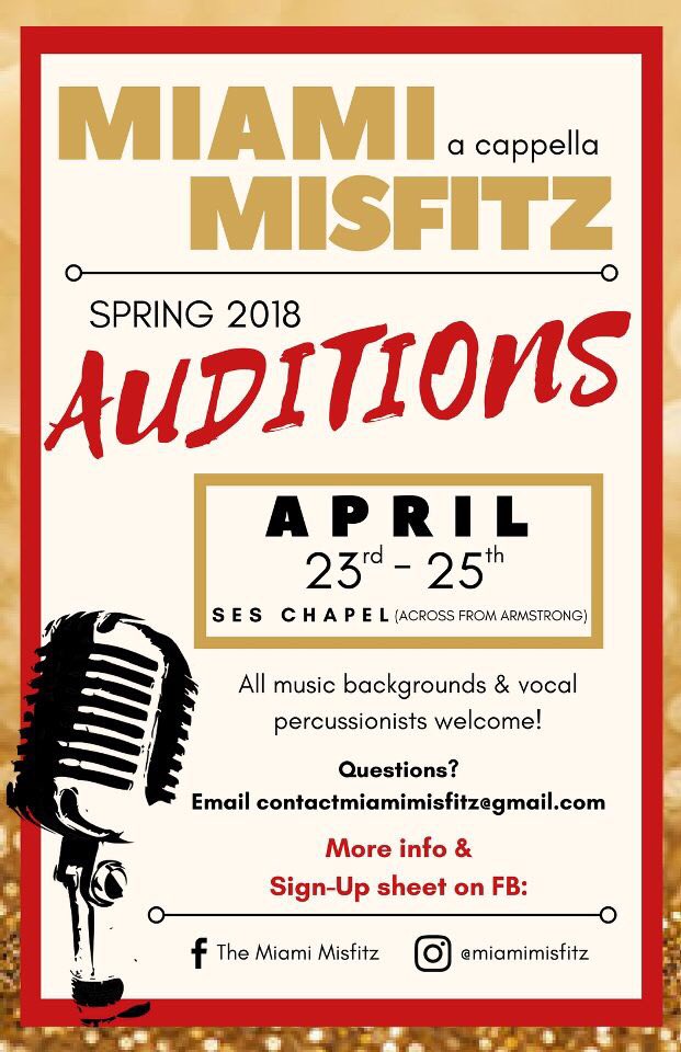 There’s still time to sign up for auditions!! sign-up here: goo.gl/imrZmn