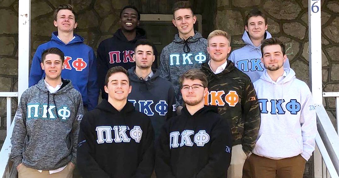 PiKappaPhi's tweet photo. Zeta Nu (@PiKappaPhi_WCU) welcomed 8 brothers into the Pi Kappa Phi brotherhood this past weekend. Welcome! #ODH #ExceptionalLeaders ⚔️ https://t.co/Z9CNgStb61 https://t.co/uw7k8a5w69