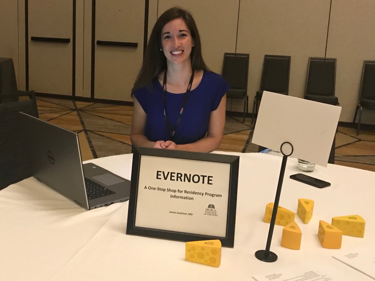 MCWEMMike's tweet photo. Jamie presenting her awesome use of software to organize residency info! https://t.co/hYeQb8emSy