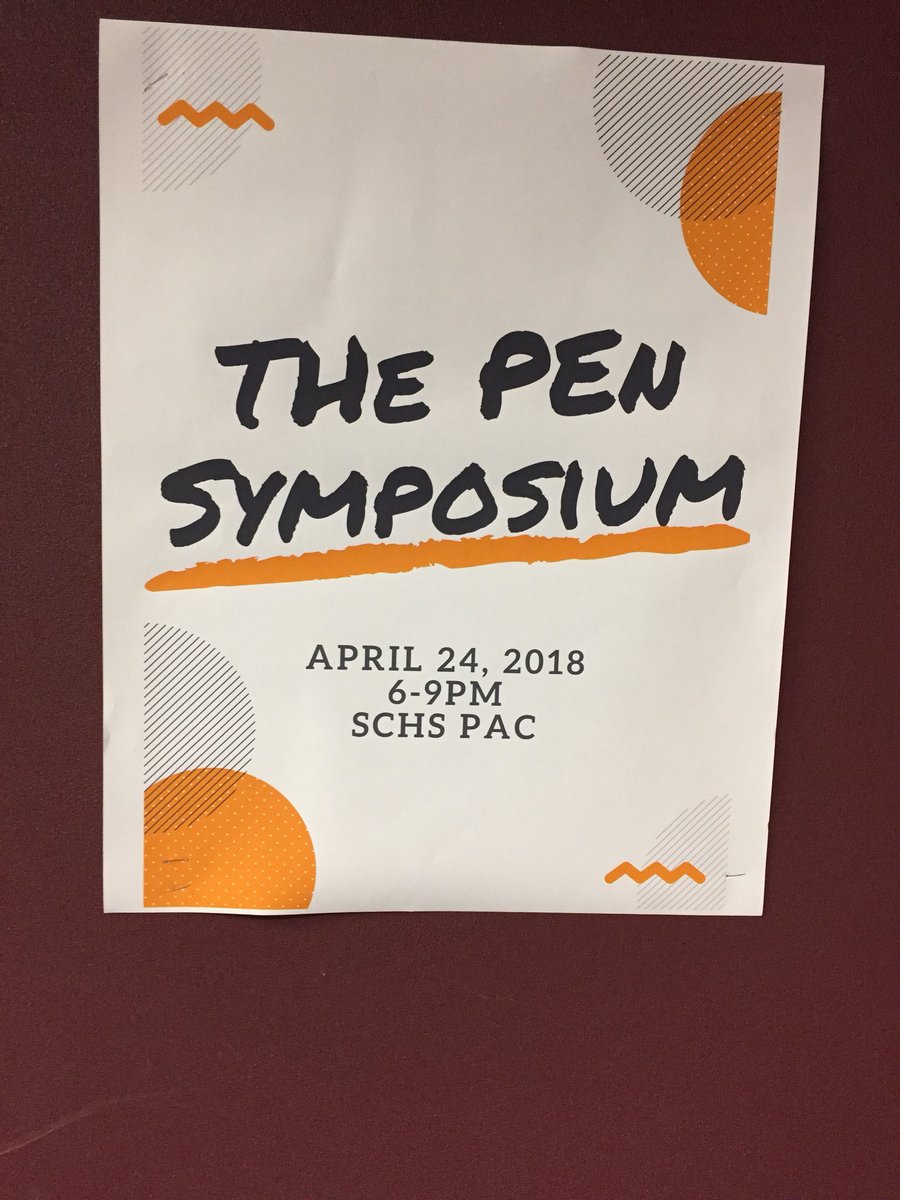 DMPfannstiel's tweet photo. Tuesday’s #RRSCA Daily Attitude is Be Responsible, @HumbleISD_SCHS. Come see the embodiment of this spirit tonight at Pen Symposium sponsored by English 3 and @schs_sos! #schsweareone https://t.co/0mWvN0X4Ox