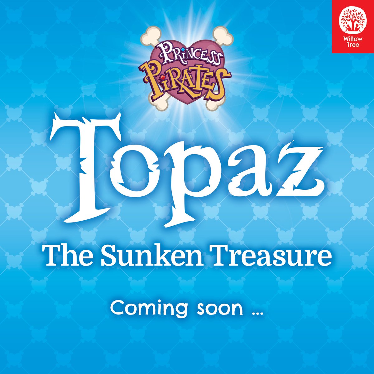 WillowTreeBook's tweet photo. 'Topaz kicked for the surface, and Pearl grabbed on to her to help. It felt like swimming through peanut butter, but at last they broke through the water's surface.' Teamwork, girl power, courage and loyalty... Princess Pirates Book 1, Topaz The Sunken Treasure #outnextmonth 🌊💕 https://t.co/pF5YDcOeob