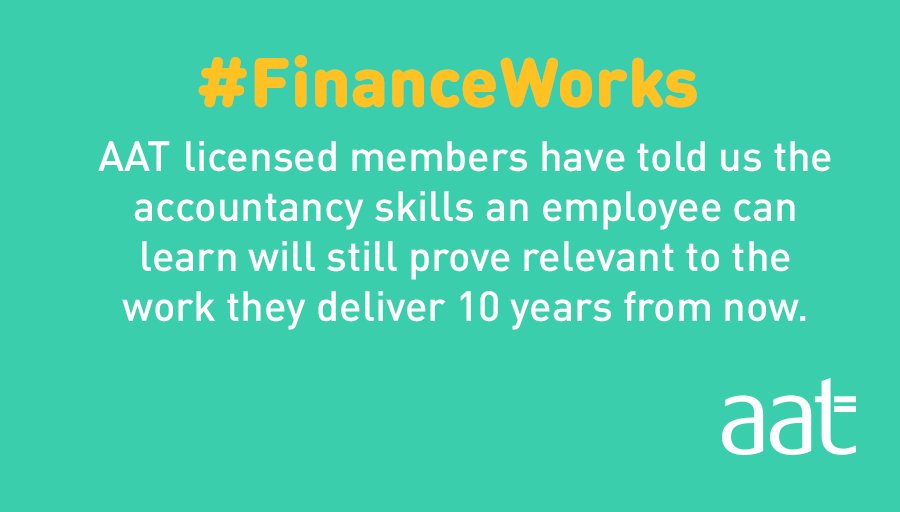 YourAAT's tweet photo. Today we're shining a light on how much businesses can benefit from having trained finance staff. https://t.co/xsUTDMrCn3 #FinanceWorks https://t.co/oArvqwbzhR