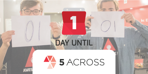 Startups? Check. Food? Check. Mark Zuckerberg? Not this time. Join us TOMORROW at #5Across to be a part of the growing startup community in the Bluegrass! Register now! buff.ly/2JYa7l4