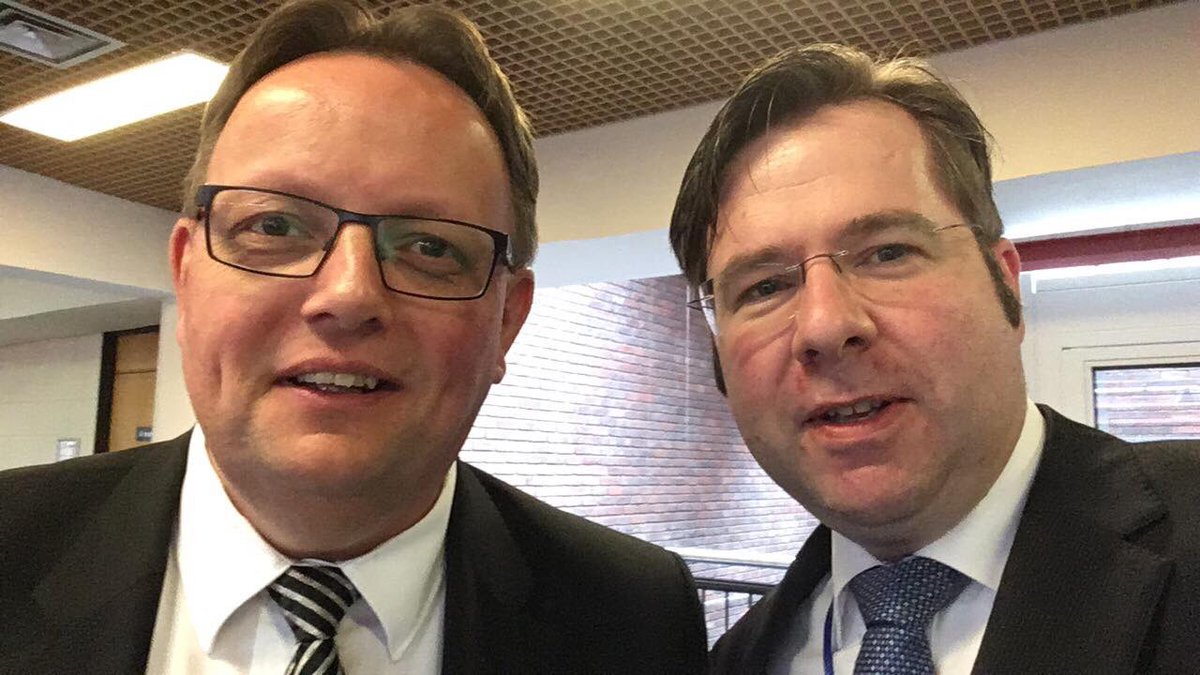 Samen met ds. H. Polinder en vele andere broeders op #bannerconf