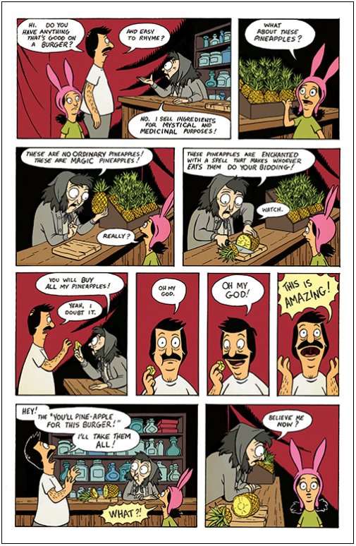 Freecomicbook's tweet image. I lovveeeee Bob's Burgers omg. I have Louise's hat. 😂😂 If you're also a fan why not check out this interview? #FCBD18: @DynamiteComics Tells Us More About 'Bob's Burgers #1'! Don't forget to check out those preview pages: ow.ly/aFdW30jEFNA #11Daysleft