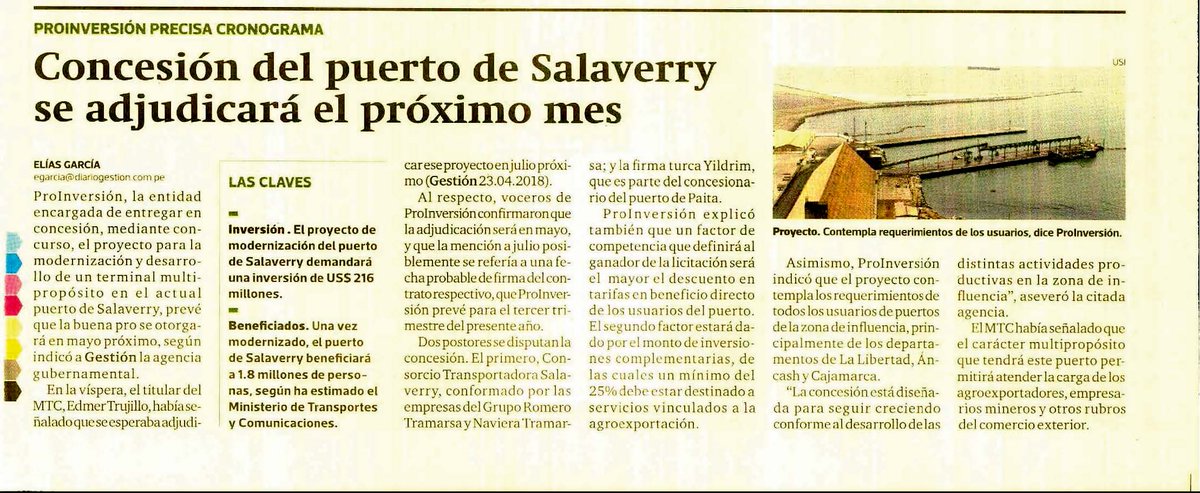 #ProInversión #TerminalPortuario #Salaverry #DiarioGestión