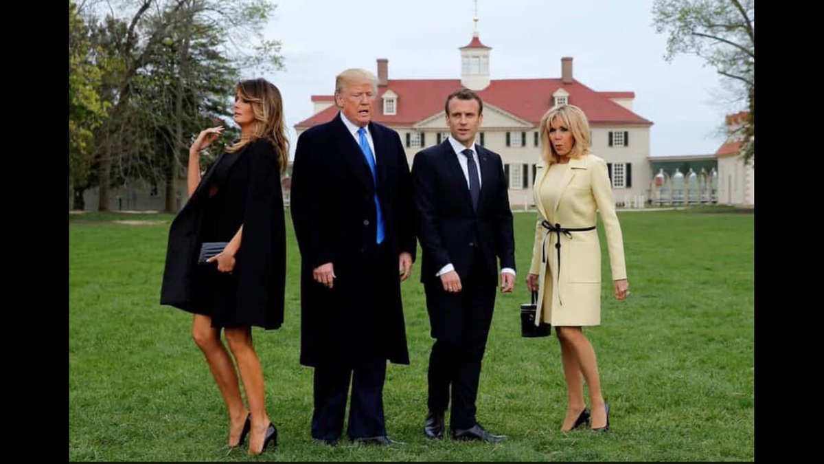 Unsure of who to credit for this, but every picture from the Macron visit to DC is a masterpiece.