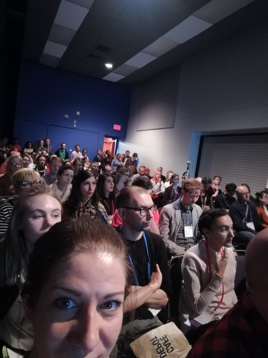 NannaInie's tweet image. So proud to be from @AarhusUni - @mortenkyng and @professorBodker&apos;s work on #participatorydesign that matters presented to a completely full lecture room #chi2018