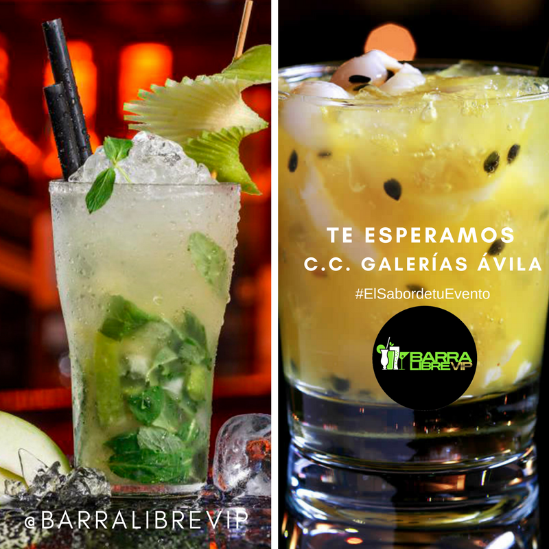 BarraLibreVIP's tweet photo. ¿Qué prefieres?: 1 - Mojito Tradicional. 2- Mojito de Parchita.
En #BarraLibreVIP te los preparamos tan deliciosos, que vas a querer pedir más.
Definitivamente, somos #ElSaborDeTuEvento. Estamos en el C.C Galerías Ávila en la Candelaria https://t.co/cdcIr4yh0u
