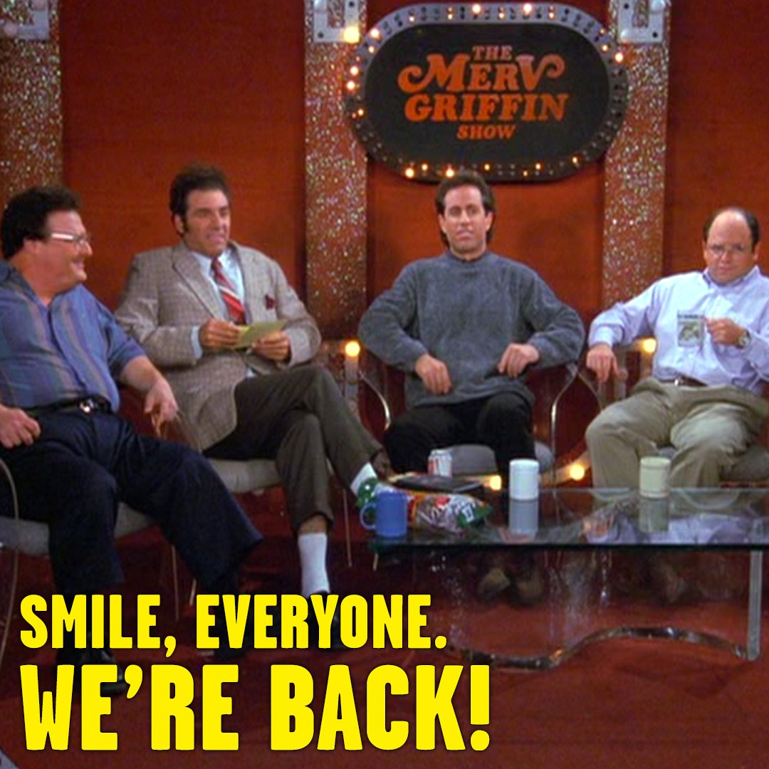 “The Merv Griffin Show” tonight on #Seinfeld! https://t.co/RNyvoQEeyA