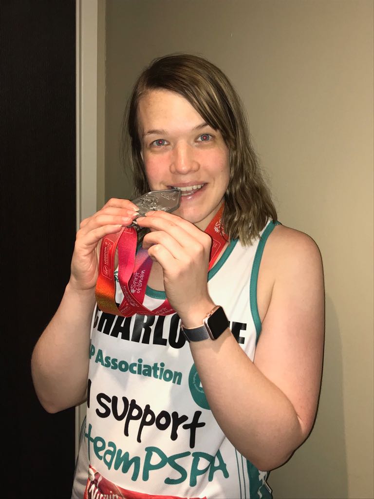 templeman_jason's tweet photo. Congrates charlotte on completing the London marathon
#hero https://t.co/dgJHzyim8N
