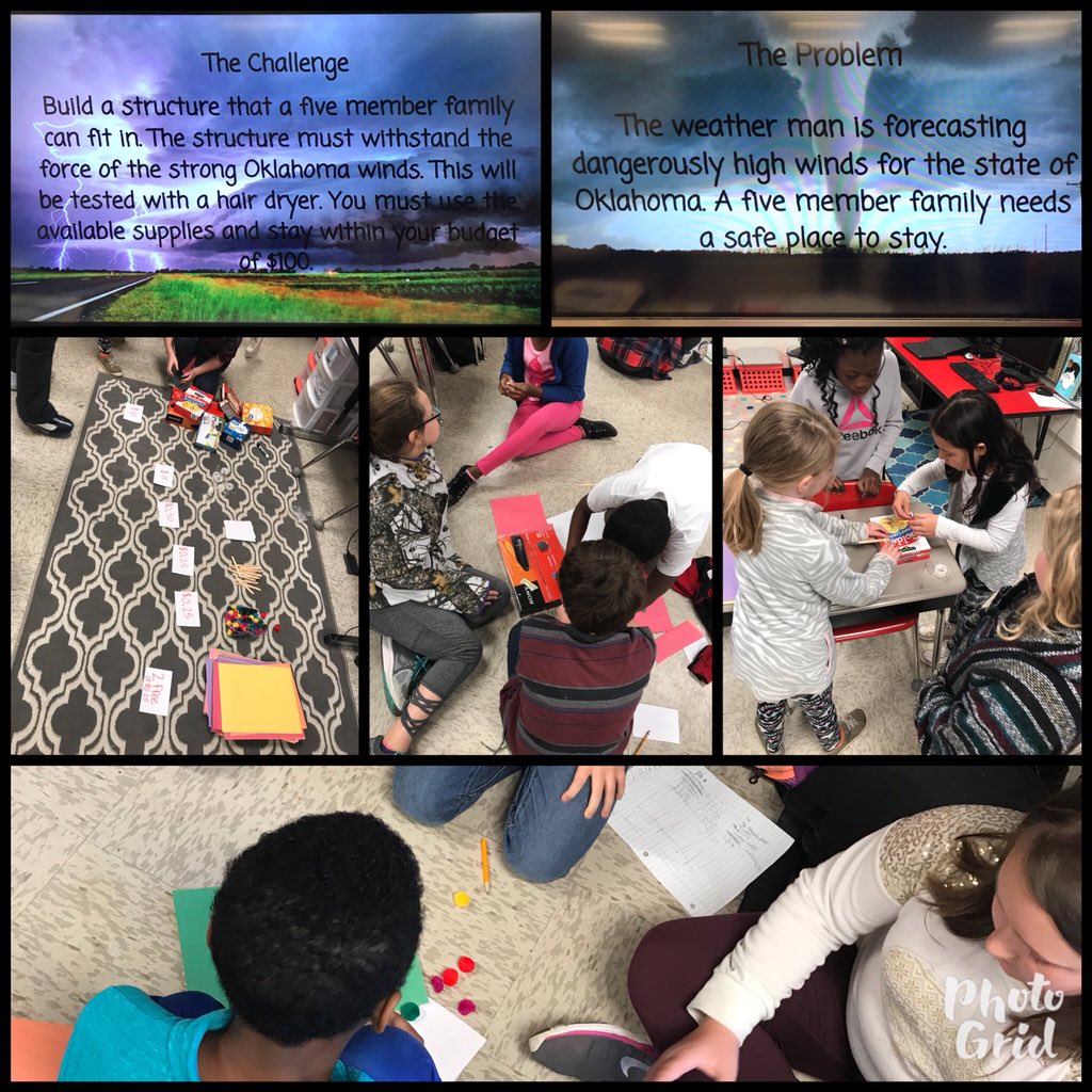 cwalker_collab's tweet photo. We are #STEAMing in 4th grade today! #WindChallenge #STEAM #OklahomaWinds #PBL https://t.co/dqv0D0BPAZ