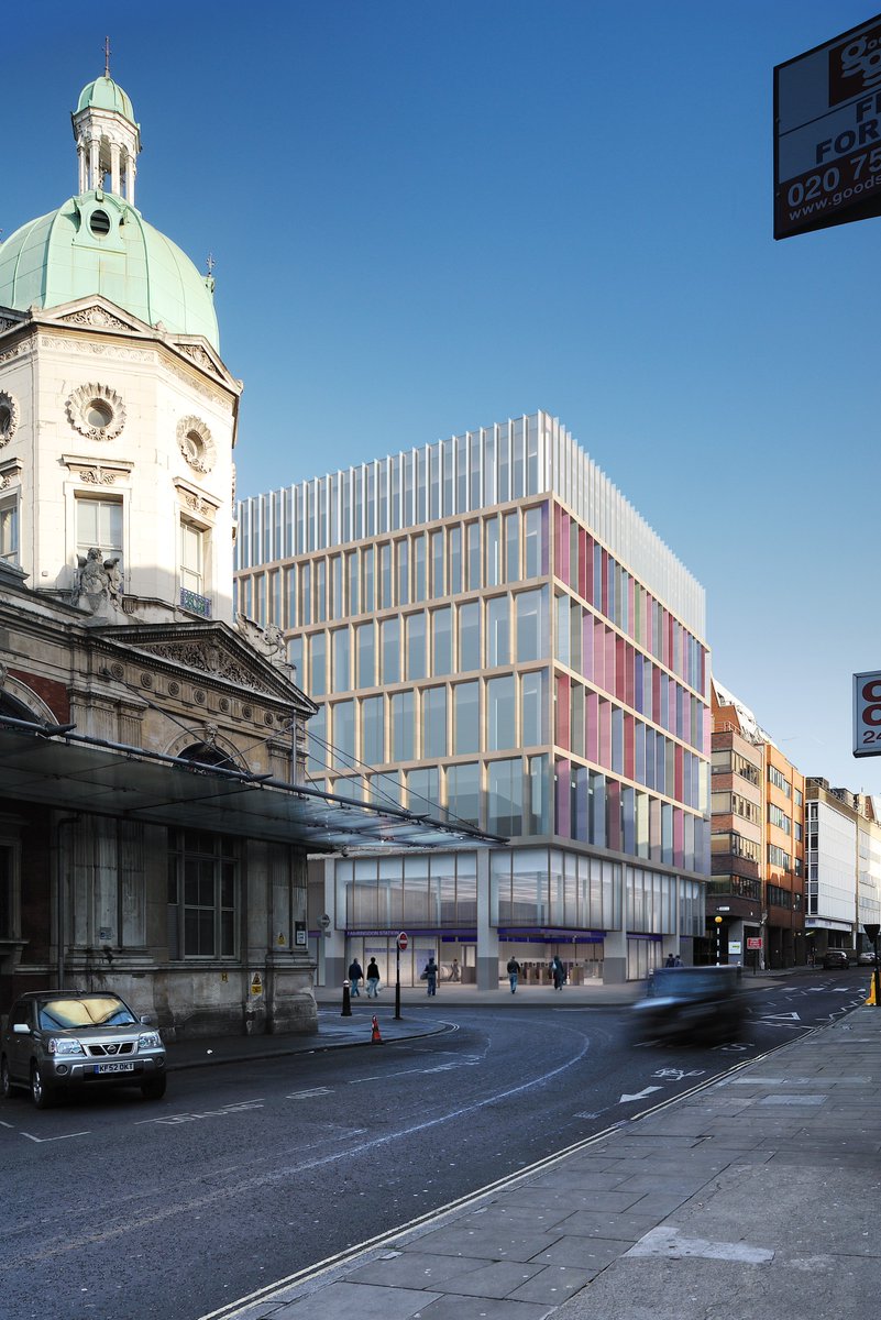 worldarchnews's tweet image. Construction has begun on the #PLParchitecture designed #Farringdon @Crossrail station development - one of Britain’s biggest transport interchanges
bit.ly/2HUl9ap