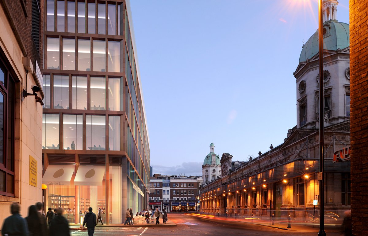 worldarchnews's tweet image. Construction has begun on the #PLParchitecture designed #Farringdon @Crossrail station development - one of Britain’s biggest transport interchanges
bit.ly/2HUl9ap