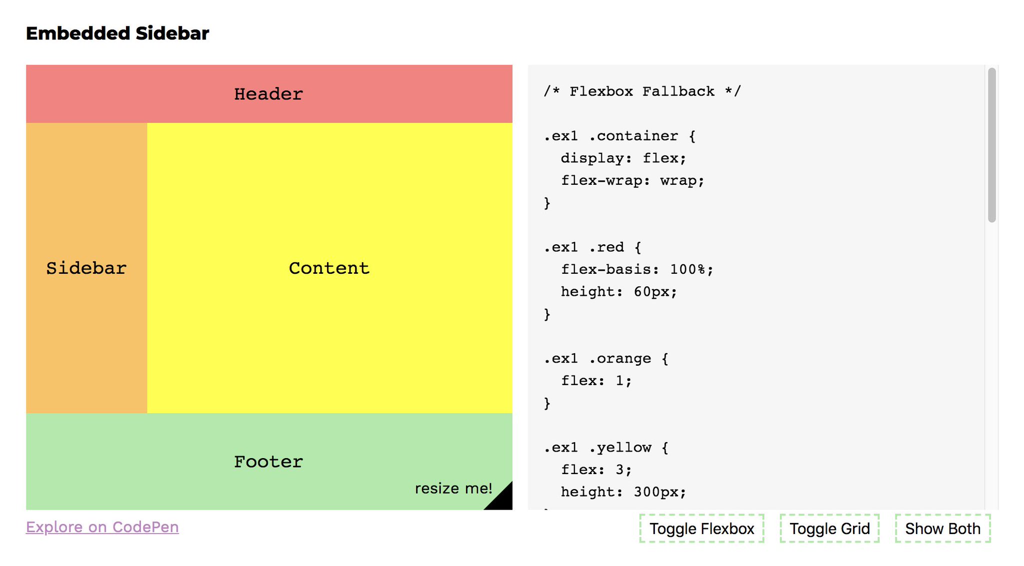 Css flex элементы