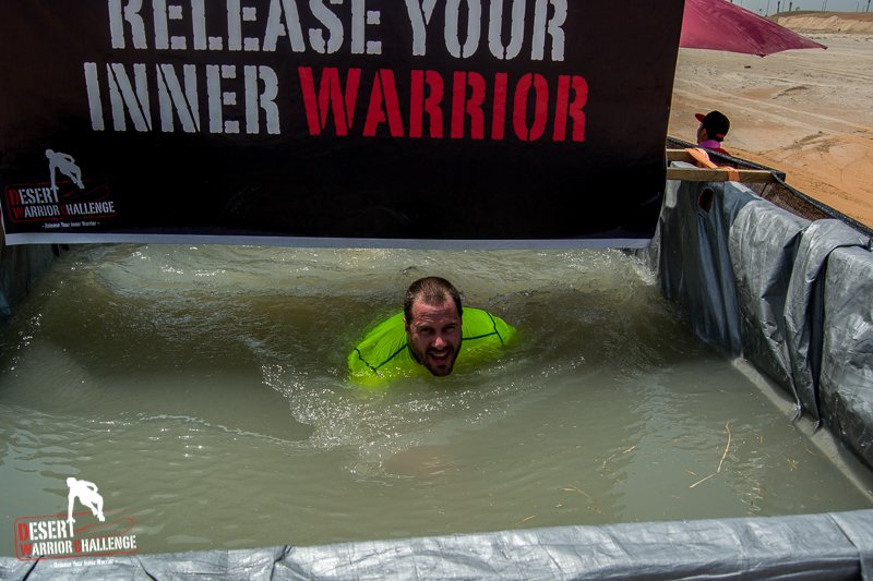DWC_ME's tweet photo. It's heating up out there and the only way to cool down on course is with the #BrainFreeze! (It's like a mild shock when you jump in!) #DesertWarriorChallenge https://t.co/ekMM0izOKT