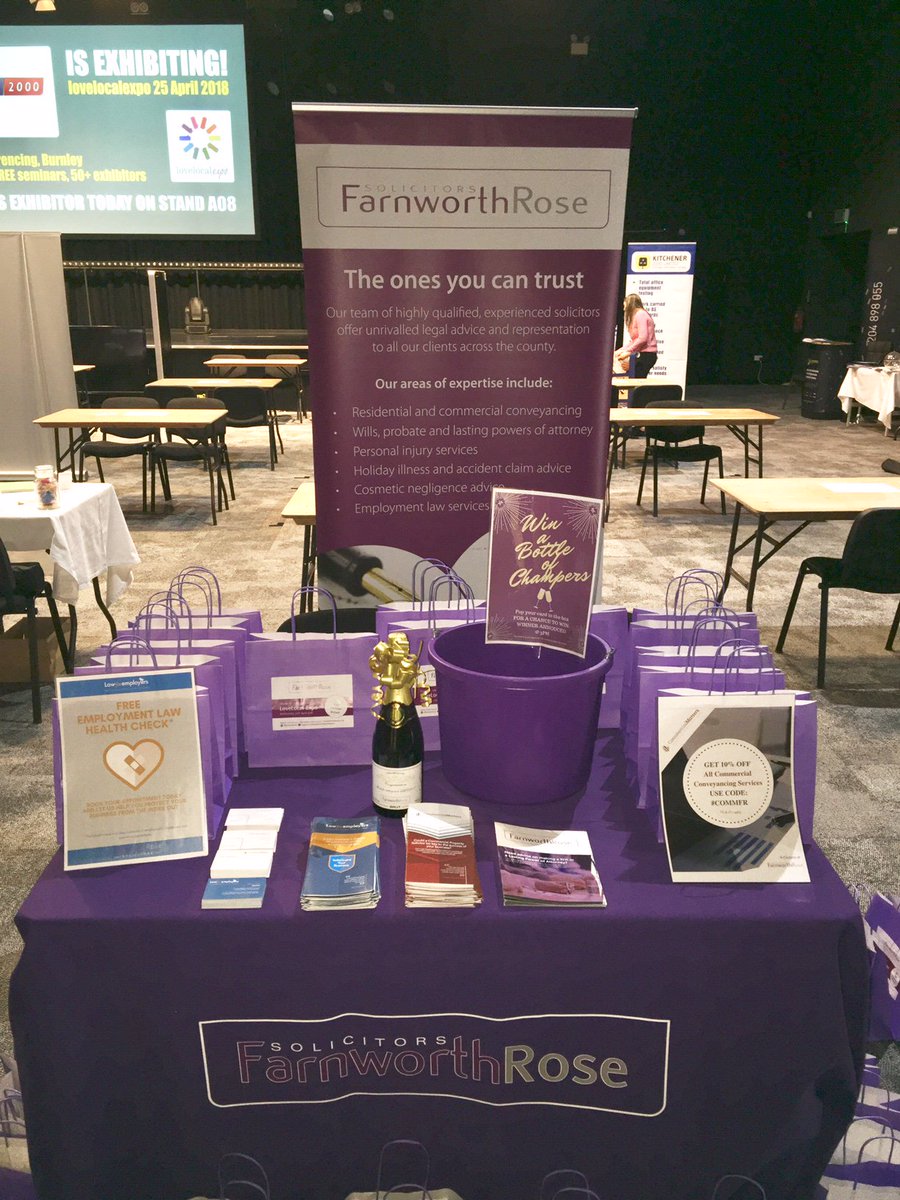 farnworthrose's tweet photo. We're all set up and ready to go for tomorrow's #lovelocalexpo, @impactlancs in #Burnley! Come down and visit us at stand A13 from 9am for exclusive promotions and the chance to win a bottle of champers! 

You can still book your free visitor pass here: https://t.co/Z3fdBjJ9hi https://t.co/pLCGb3GyPV