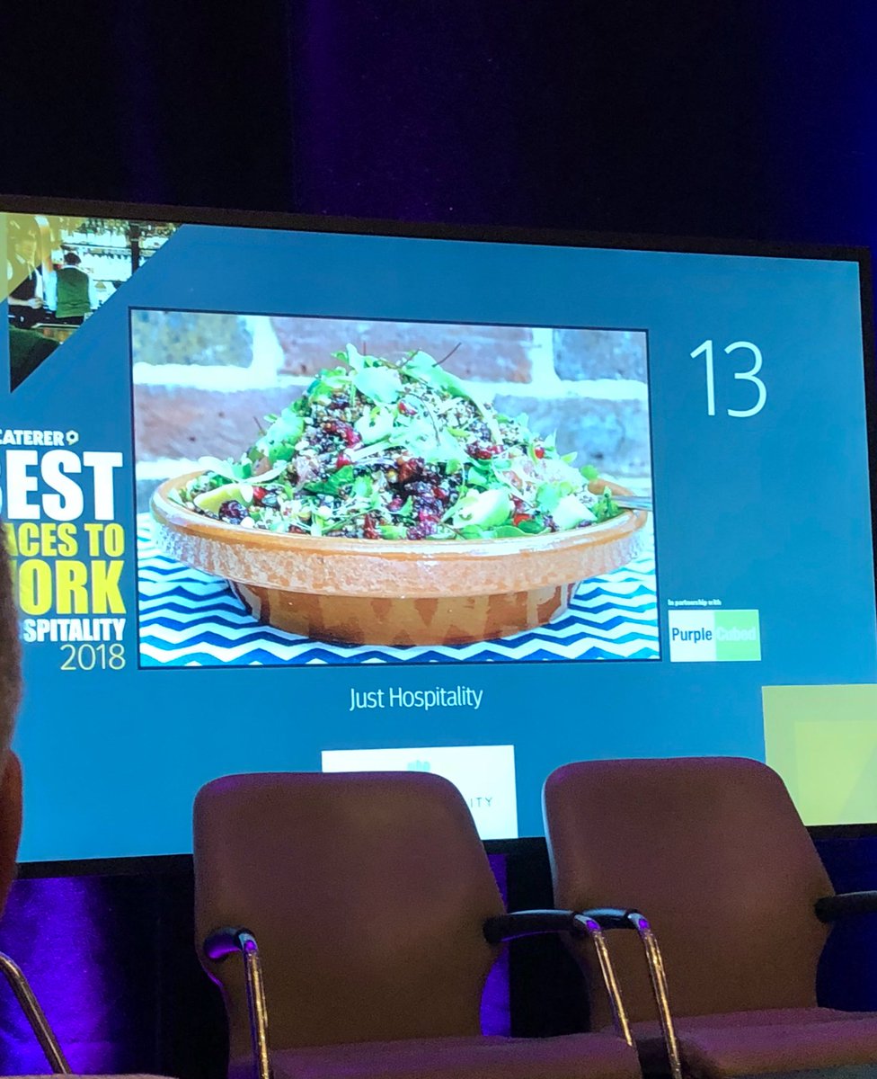 Lucky no 13! #CatererHRforum #BestPlacesToWork