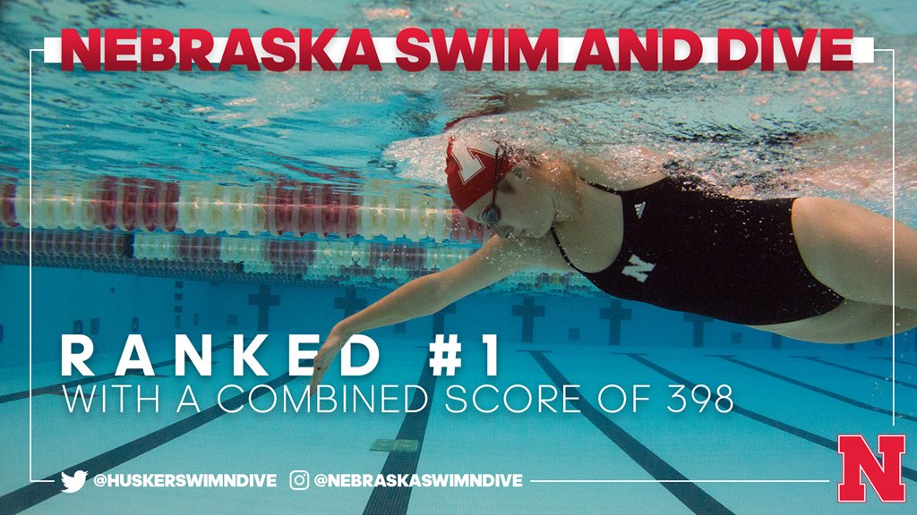 HuskerSwimNDive's tweet photo. Top ranked women’s program 🌽#GoSwimRed ❤️ https://t.co/gsixX2qiLJ
