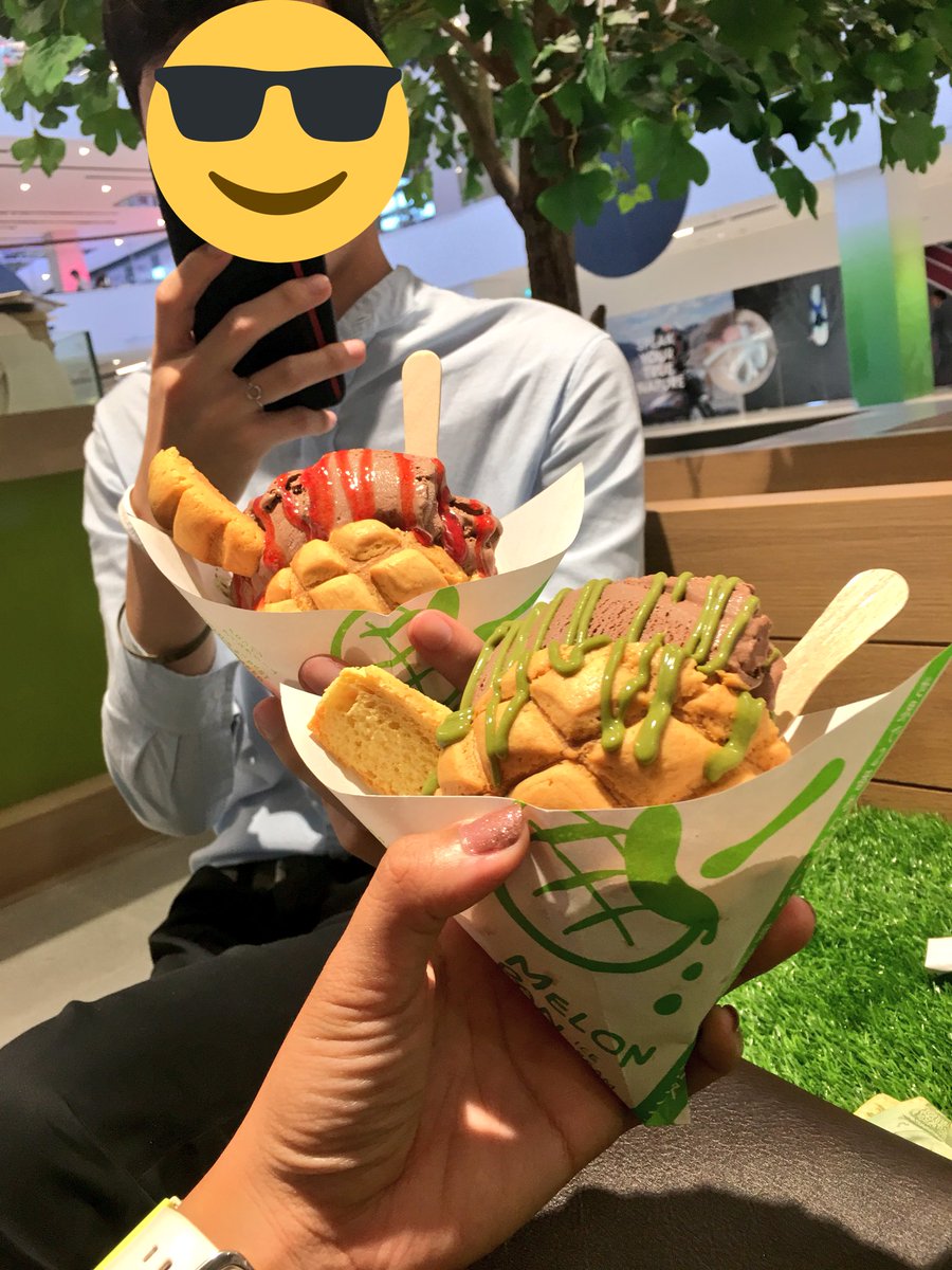 WC_prim's tweet photo. สายหวานห้ามพลาด Melon pan ice-cream มัชฉะขายดีมากไปไม่ทัน555 รวมๆแล้วอร่อยแป้งกรอบนิดๆ ให้เยอะมาก ไอศรีมมี3รส vanilla choc matcha ฟรีซอส ตอนนี้มีโปร 1แถม1‼️ไปโดนกัน #อร่อยไปแดก #อร่อยบอกต่อ  @aroii @Herepaolicious https://t.co/YeU4y60GlA