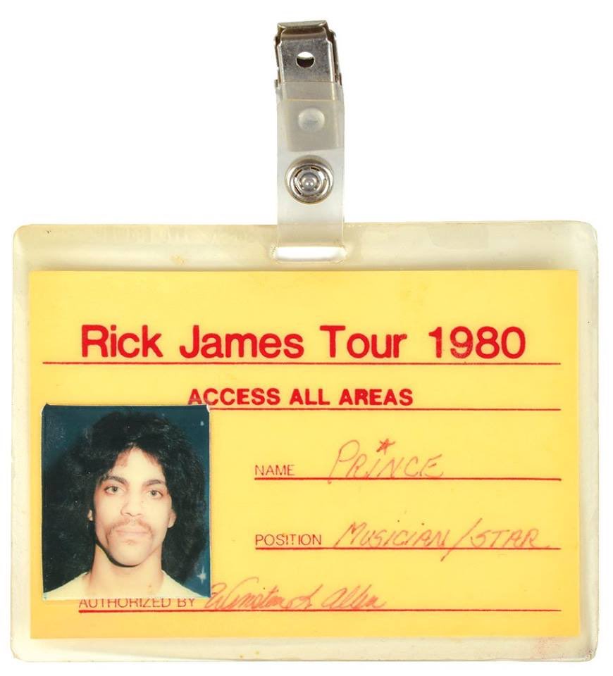 Mad to think that Prince was Rick James’ warm up act in 1980