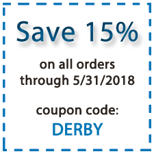 CubicleKeys's tweet image. The 144th Kentucky Derby is around the bend! To help get everyone in the Derby spirit, here is a trifecta type of a deal! Save 15% on your entire order with coupon code "derby".