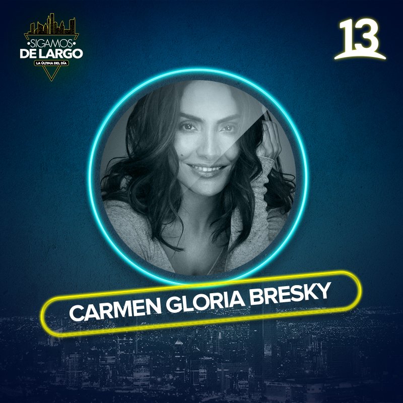 Todos quisiéramos tener una vecina como ella ❤ HOY nos visita la querida <a href="/yoyabresky/">Carmen Gloria Bresky</a> 👏👏👏 SÚMATE a nuestro #ServicioDeUtilidadPublica #Whatsapp +56 9 3254 9000 👈 #SigamosDeLargo