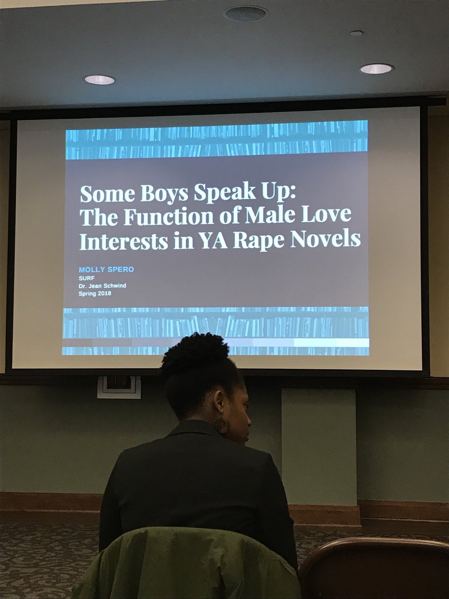 JordanLauher's tweet photo. I saw this presentation about hegemonic masculinity in young adult novels #CCiFeminism #SURF2018 https://t.co/tAa0CvMviN