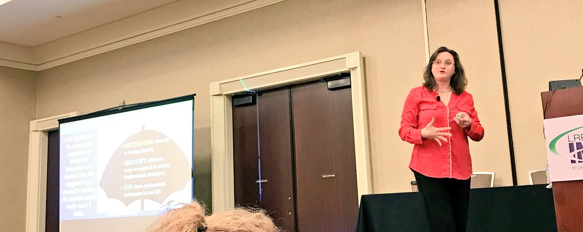 Erin Gilsbach shares her knowledge of Legally Defensible Goal-Writing at our workshop this morning. What a great presentation! Do your goals pass the test? #LRPInstitute18