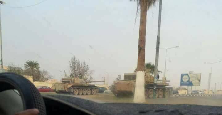 OurVoice19's tweet photo. #Sabha 
Military tanks moving around the city

#OurVoice
#Fazzan https://t.co/qSuTsUx1Rj