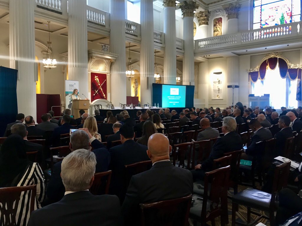 IBBC_London's tweet photo. @tradegovuk Minister #BaronessFairhead tells the @IBBC_London Spring Conference that #UK keen to support infrastructure development and the oil and gas sector. #IBBC2018 https://t.co/DrW7os5CLp
