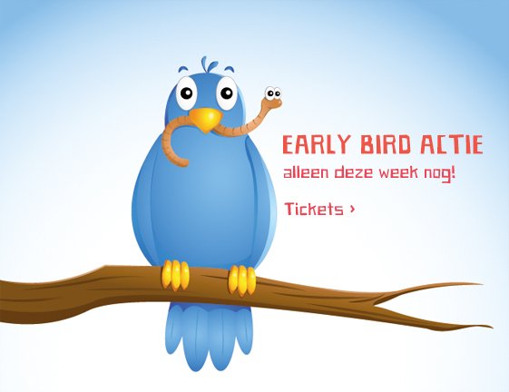 Alleen deze week nog #earlybird tickets! Laat je inspireren door o.a. <a href="/Efteling/">Efteling</a>, <a href="/Rabobank/">Rabobank</a>, <a href="/XITENL/">XITE NL</a> en @WarChildHolland! Tickets via kidsenjongeren.nl/congres/inschr…