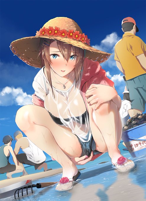 4月28日発売の「コミックエウロパvol.17」で表紙描かせてもらいました。潮干狩りネタです。DMMさんで予約始まってるそうなので、是非チェックしてくだされ…。
https://t.co/rjDbOKqgFe 