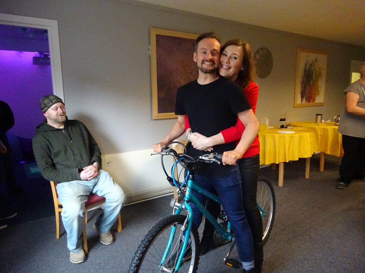 LCInverness's tweet photo. @McCarryJane @Darrenbrownlie Thank you for getting on our bike #getonourbike Cheshire house fundraiser for an adapted bike, House of Tweed Falcon Square Inverness 27, 28 &amp; 29 April 10-4 https://t.co/1oQeVa9opi