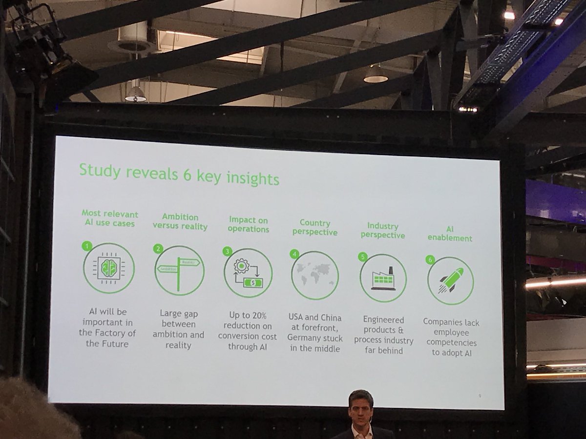 ottarba's tweet photo. Overwhelmed by industry 4.0 demos and applications at #HM18 &amp; #CeMAT18. AI, digital twins, #3DLean, block chain and mixed reality all seem to be part of the #FactoryoftheFuture https://t.co/RxukaCZaR4