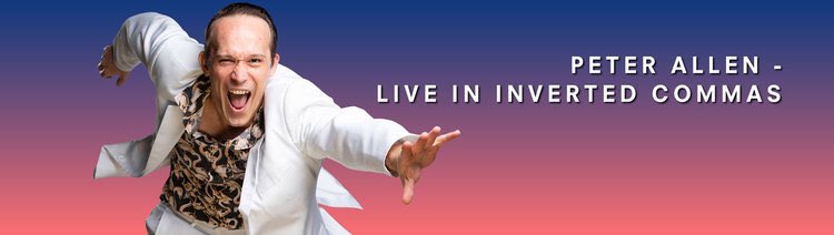 #peterallenlive in inverted commas at @melbournecabaretfestival 2018 at <a href="/ChapelOffChapel/">Chapel Off Chapel</a> get your tickets now! melbournecabaret.com/peter-allen-li…