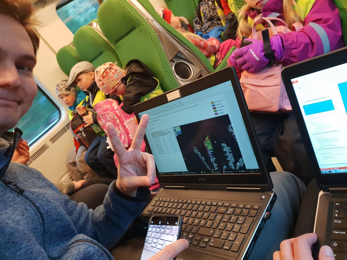TrimbleJulkisha's tweet photo. Meidän konsultit jalkautuneet asiakkaiden pariin matkalla Tampereelle! #mobiilityö #TrimbleeServices https://t.co/IkiRpYuBKc
