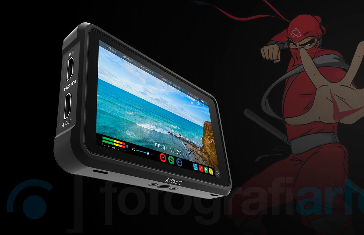 🚨Novedades desde @Atomos_News con el Ninja V. Un grabador de 4k a 60p y que reproduce a una calidad suprema.💪 Y en encima supercompacto🔝
  fotografiarte.es/fotoblog/atomo…