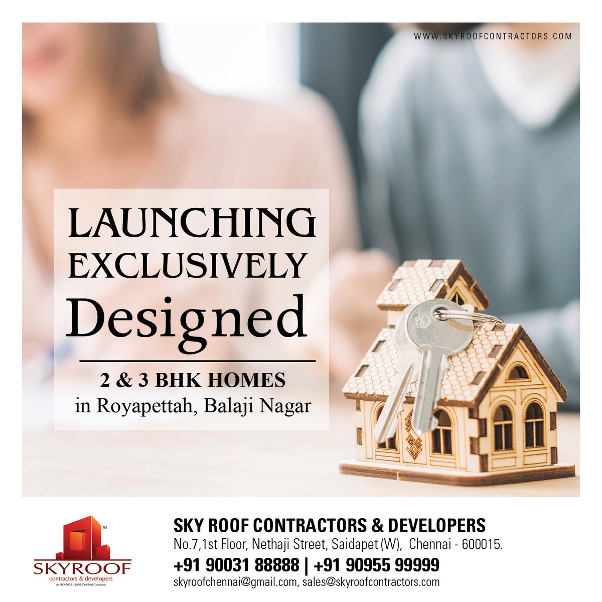 skyroofcontract's tweet photo. A happy home is a start to a happy life! Let your happiness quotient begin here at @skyroofcontract! 2 &amp; 3 BHK apartments starting at Lowest price. To make a site visit, please call 9095599999, 90031 88888. 

#Skyroofcontractors #BuildingChennai #Apartments https://t.co/N9tw80qXZw
